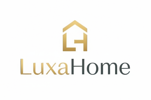 logo with the name luxahome